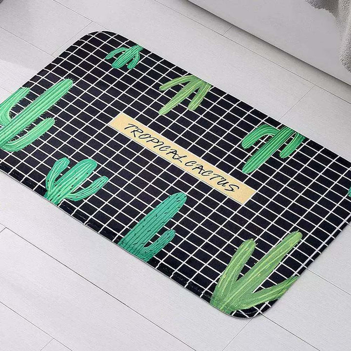 Stylish Motivational Quote Bath Mat