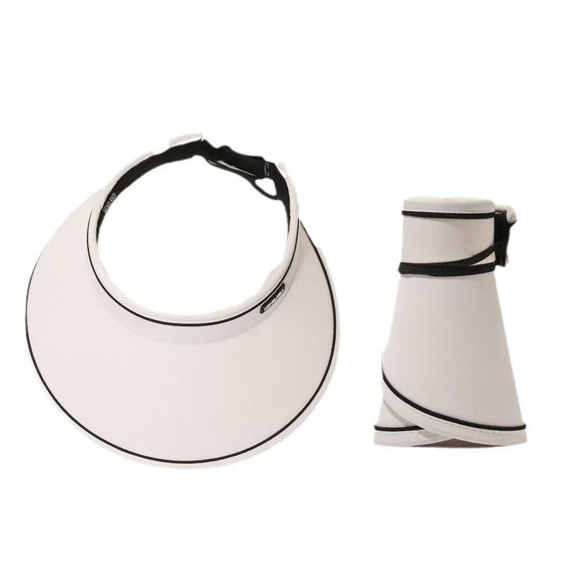 Sport Sun Visor with detachable front fan, adjustable headband and reflective piping Stornfield