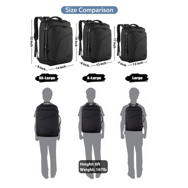Multifunctional travel backpack with integrated storage compartments and ergonomic design Stornfield
