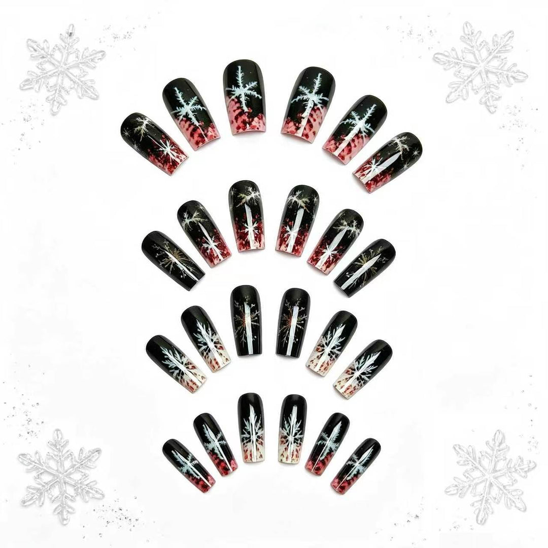 Winter-Themed Long-Lasting Nail Art Stornfield