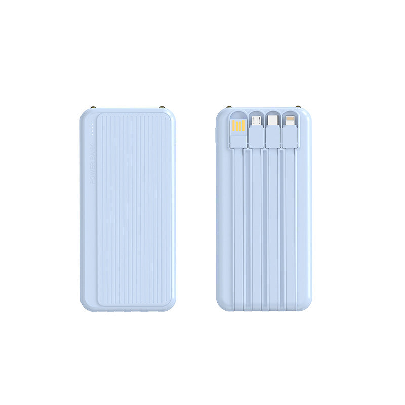 Powerbank with Integrated Charging Cables and High-Speed Charging Function Stornfield