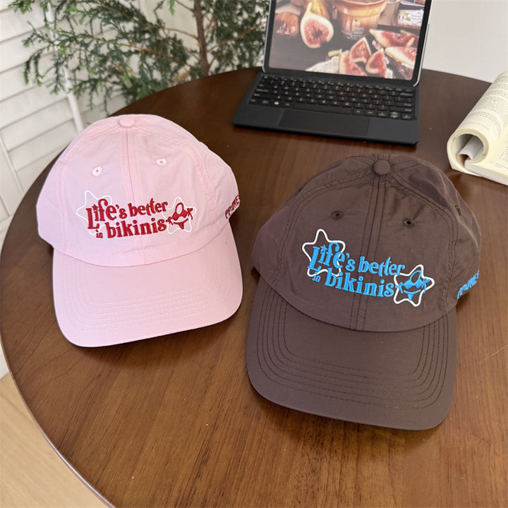 Women's Cotton Baseball Cap with Motivational Quote Stornfield
