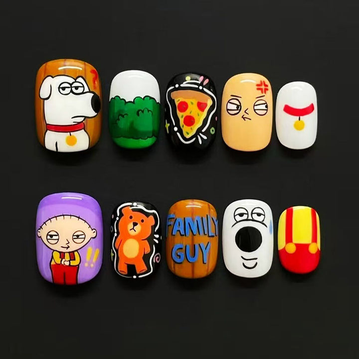 Playful Artistic Nail Art Design Set Stornfield