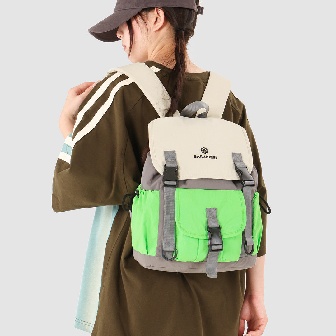 Multi-Pocket Colorful Adventure Backpack Stornfield