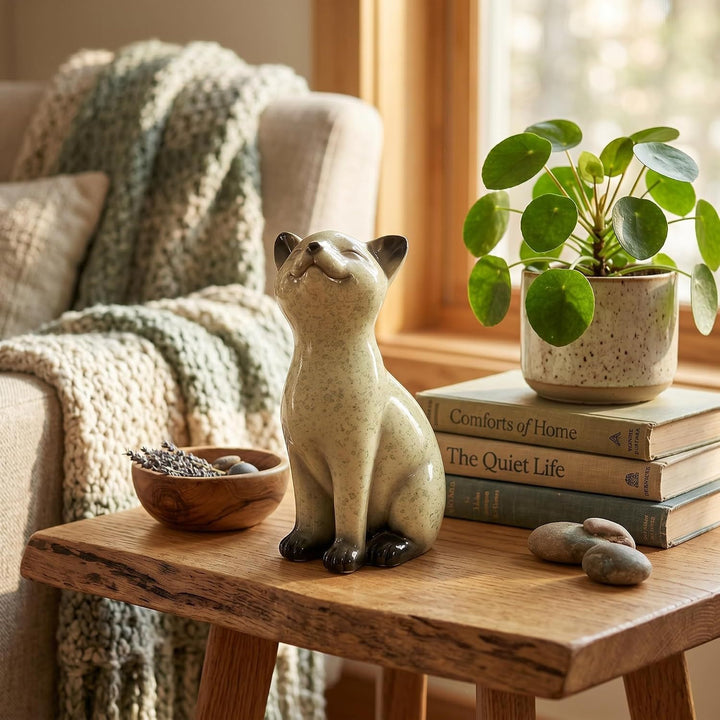 Resin statue of a cat Stornfield