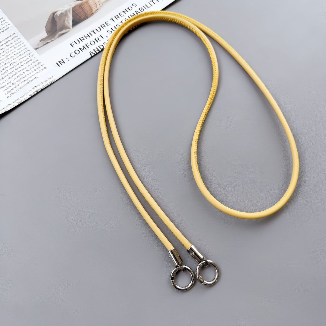 Premium Double-Ring Leather Lanyard Stornfield