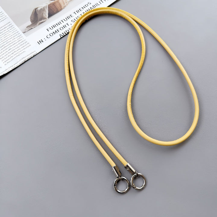 Premium Double-Ring Leather Lanyard Stornfield