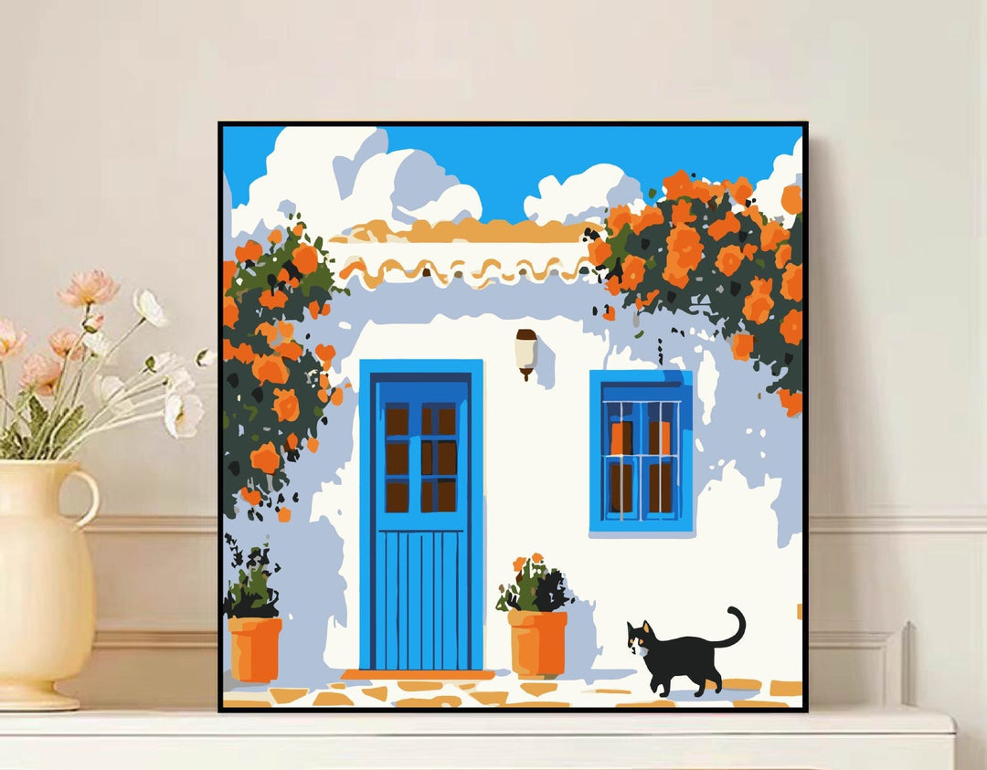 Scenic Mountain Landscape Canvas Art Stornfield