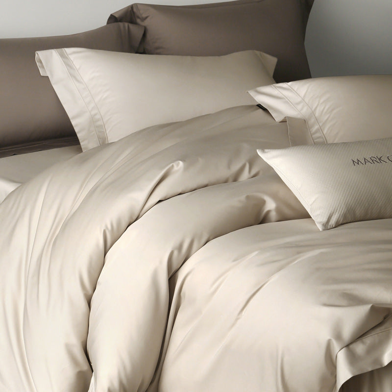 Luxury Sateen Duvet Cover Bedding Set with Hotel-Grade Pillowcases