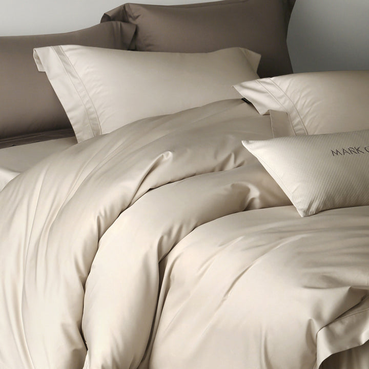 Luxury Sateen Duvet Cover Bedding Set with Hotel-Grade Pillowcases