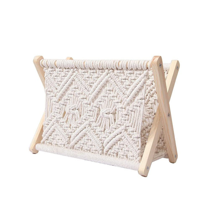 Decorative Macrame Storage Basket Stornfield