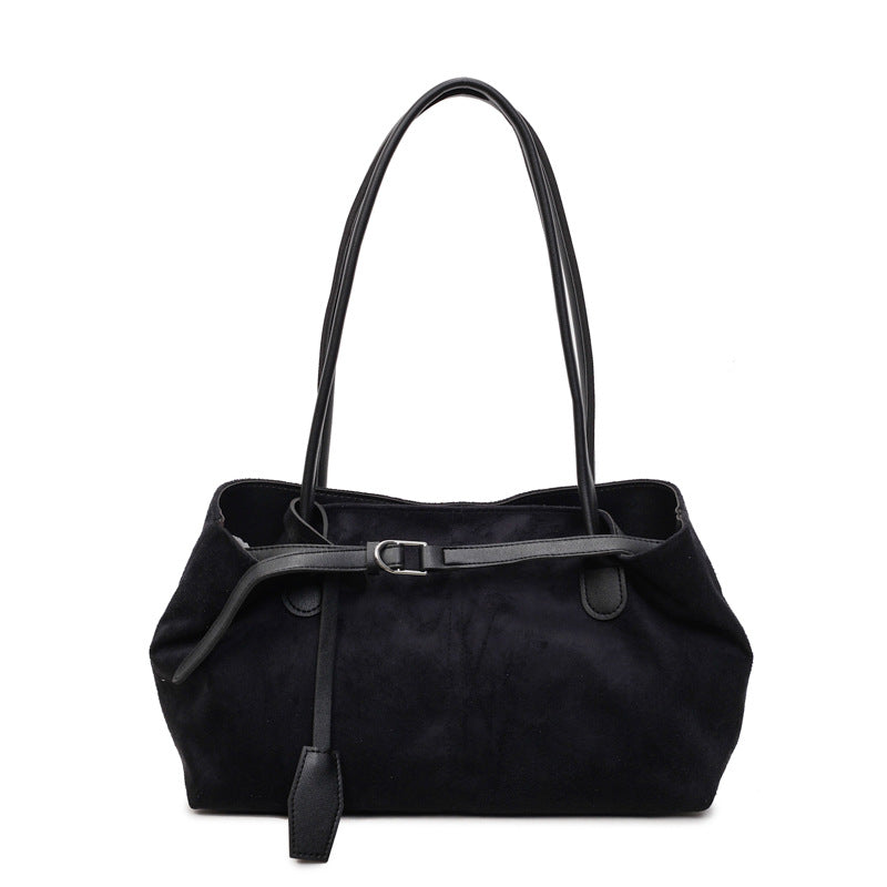 Elegant Suede Tote Bag