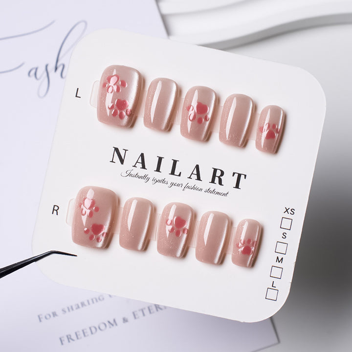 Decorative Crystal-Embellished Press-On Nails Stornfield