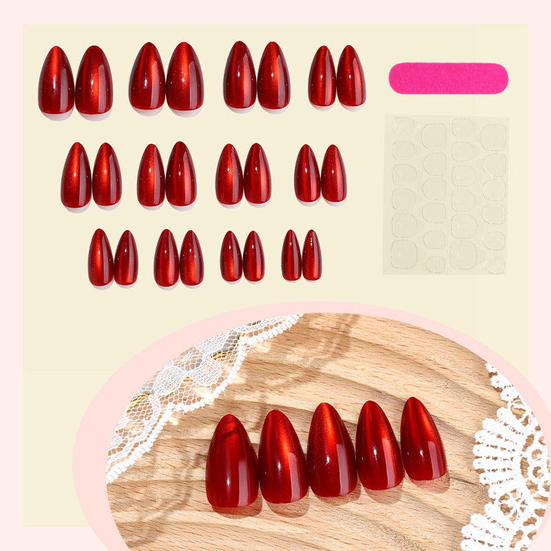 Artificial nail set with glossy design Stornfield