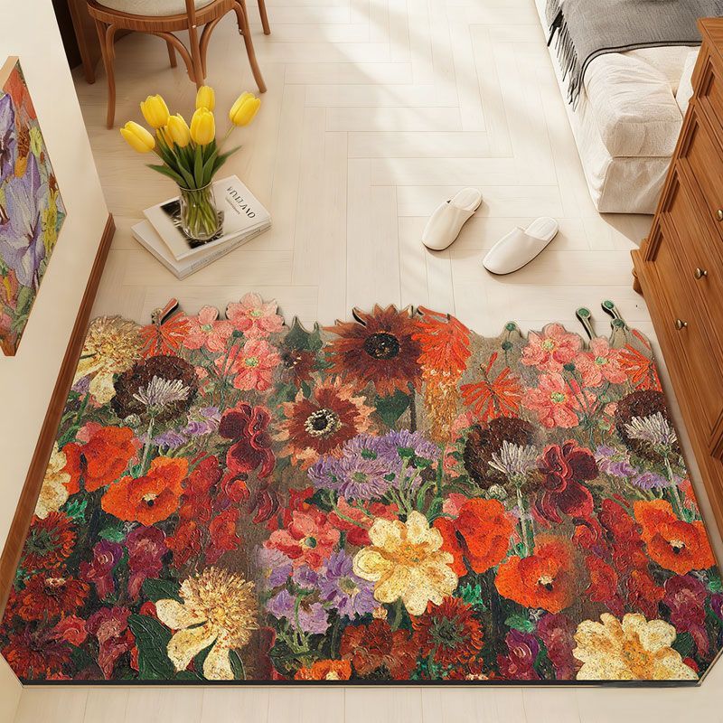 Decorative Floral Area Rug