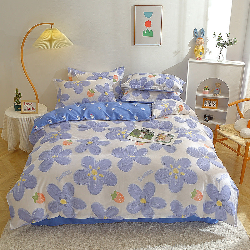 Checked Pattern Bedding Set
