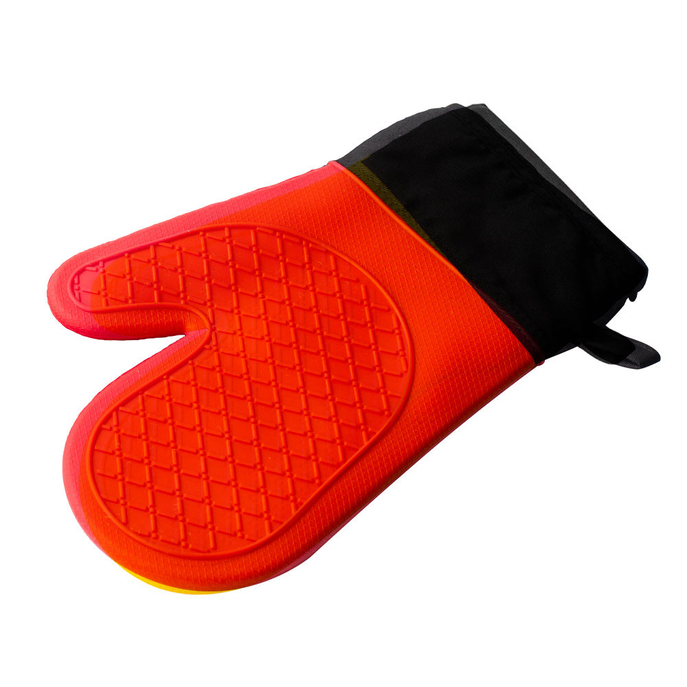 Heat-resistant silicone oven gloves with ergonomic design Stornfield