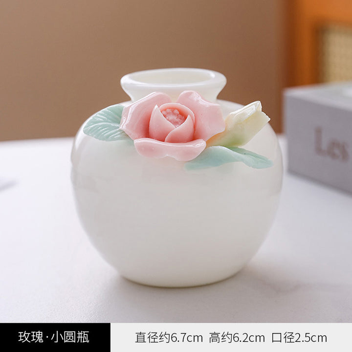 Decorative Floral Porcelain Vase