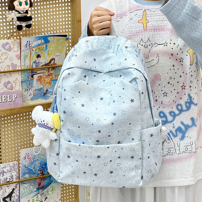 Stylish Star-Embellished Backpack Stornfield 1791205779