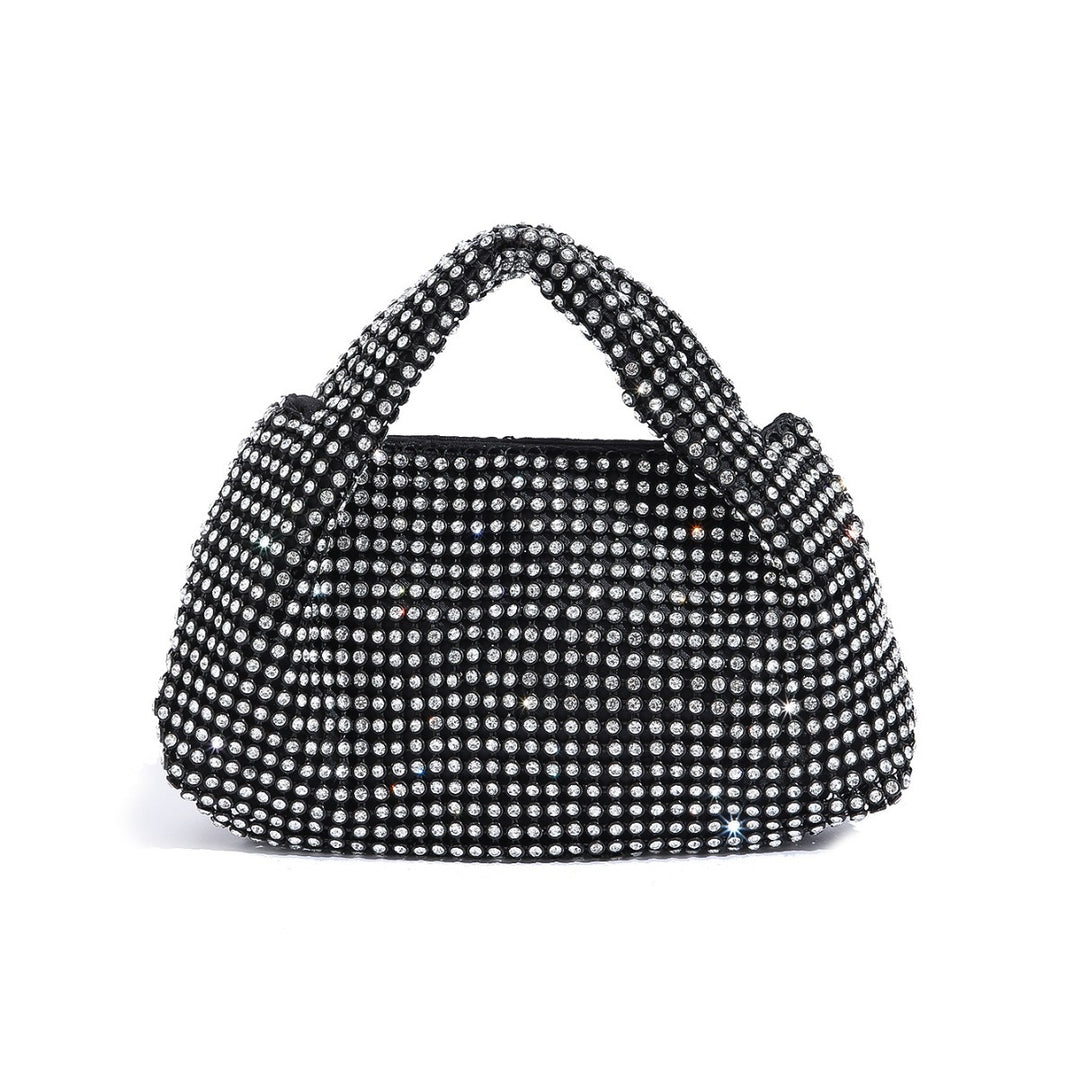 Crystal-Embellished Evening Handbag