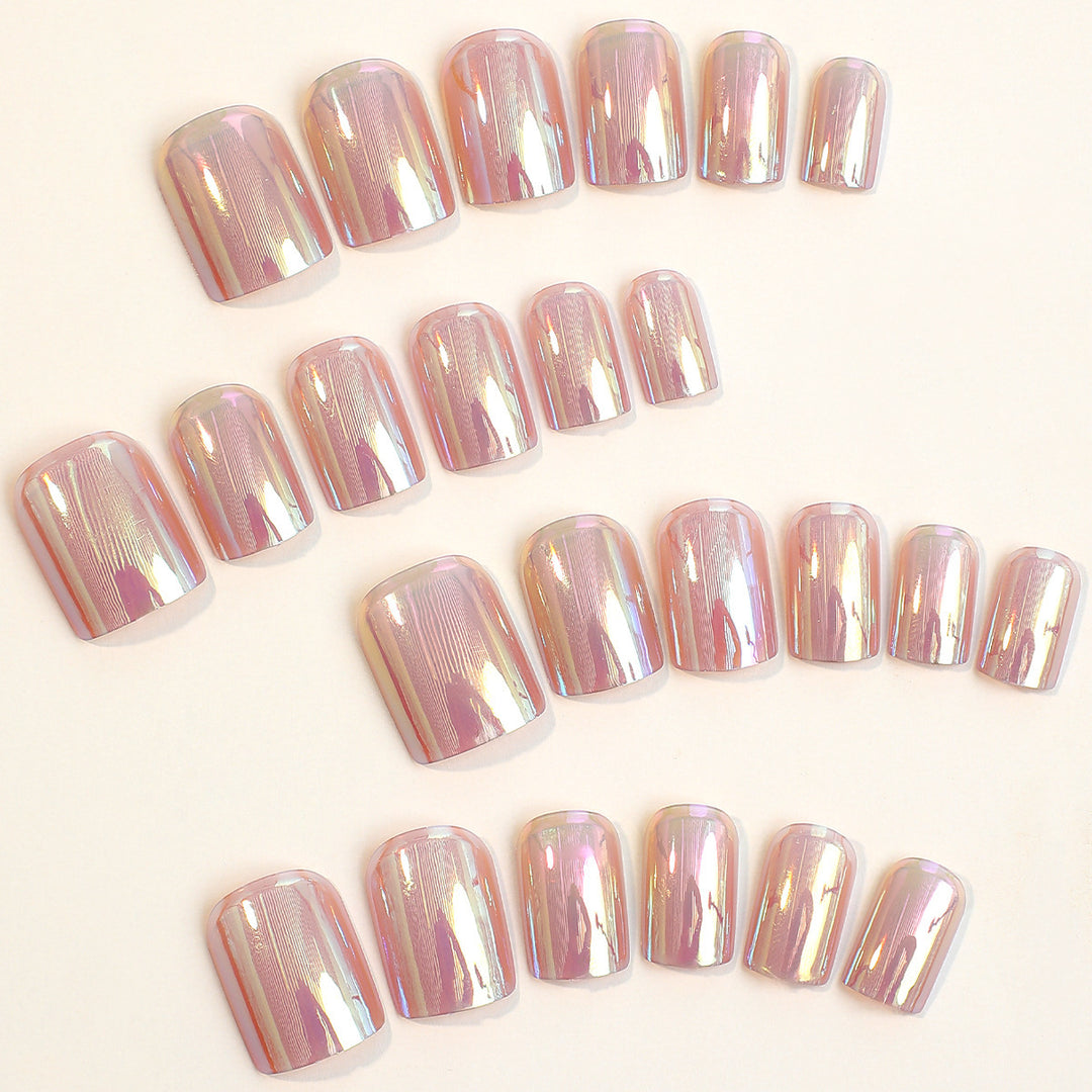 Acrylic nail set with luxurious crystal accents Stornfield
