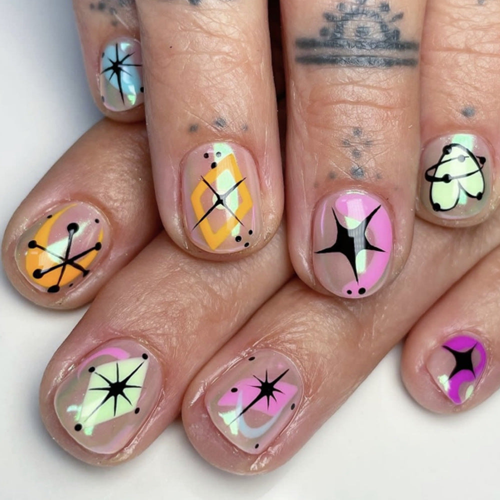 Artistic Abstract Nail Art Stornfield