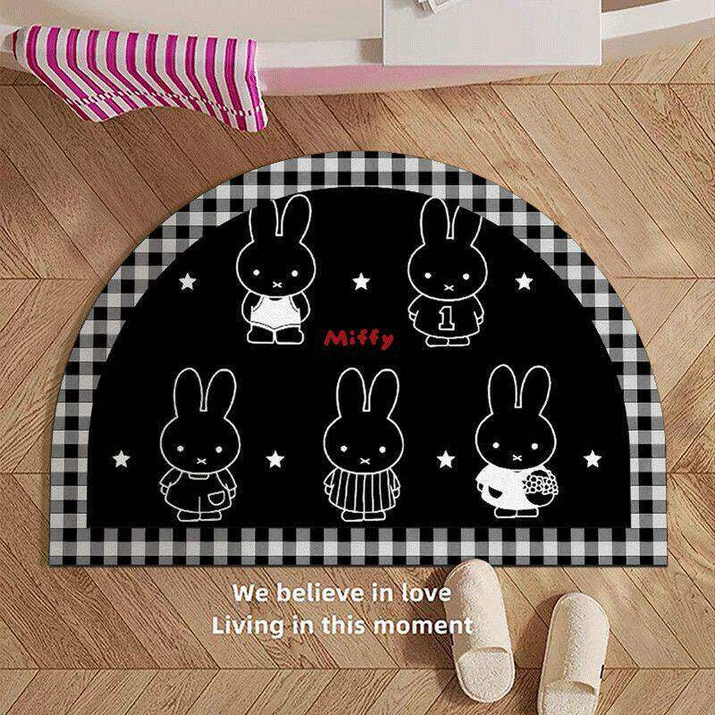 Playful Cartoon-Themed Bath Mat