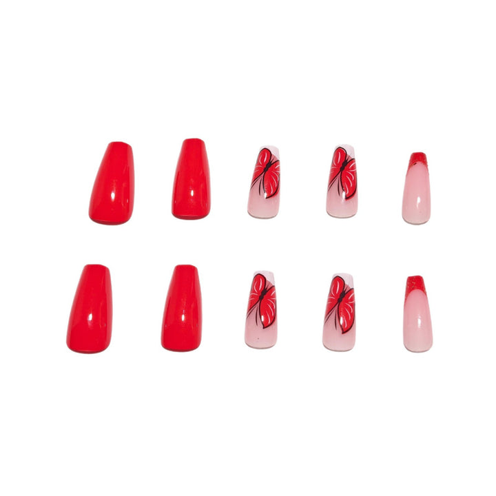 Artistic Butterfly Press-On Nail Art Stornfield