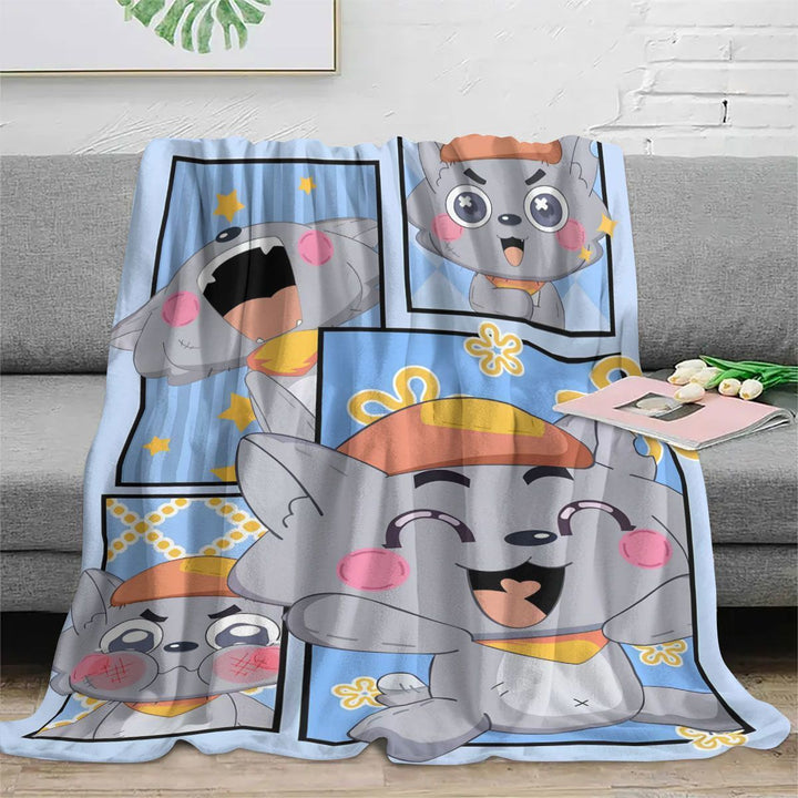 Cartoon Character Fleece Blanket