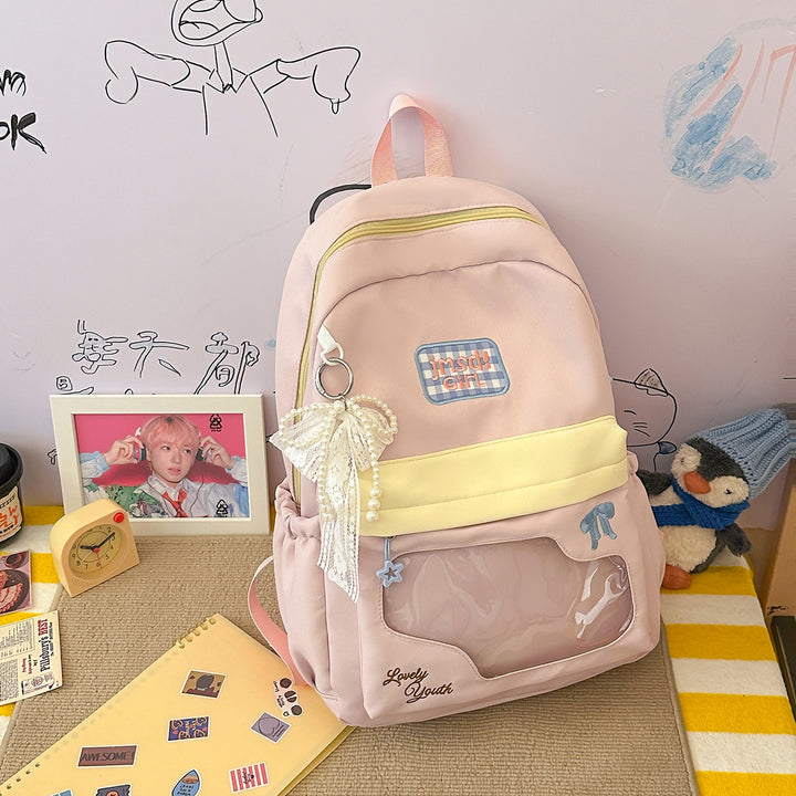Cute Cartoon-Embellished Mini Backpack Stornfield