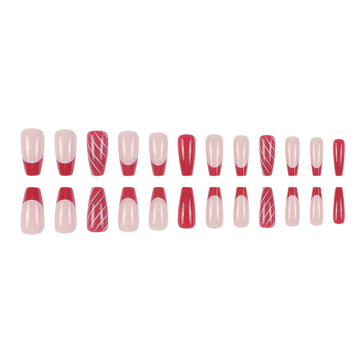 Long Elegant Press-On Nail Set Stornfield