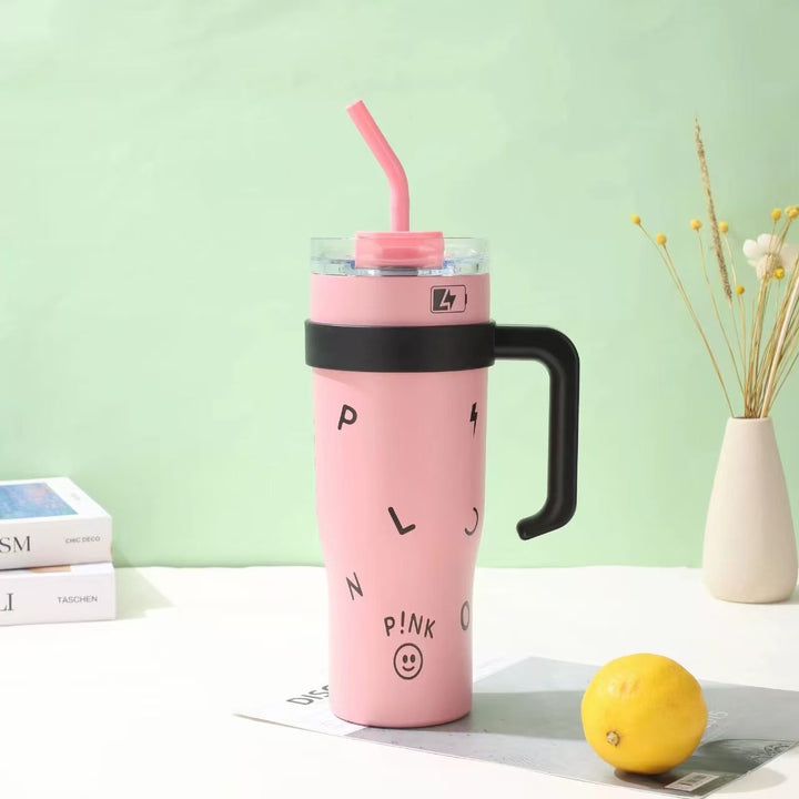 Women's insulated cup with integrated straw Stornfield