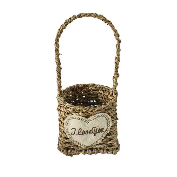 Handwoven Decorative Flower Basket Stornfield