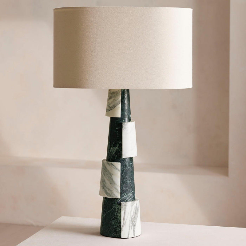Elegant Marble Accent Table Lamp