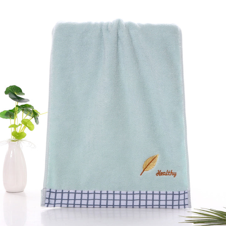 Terry Bath Towel with High-Quality Check Border Stornfield