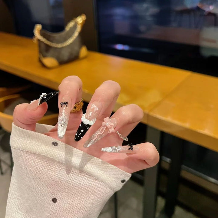 Decorative Themed Acrylic Press-On Nail Set Stornfield