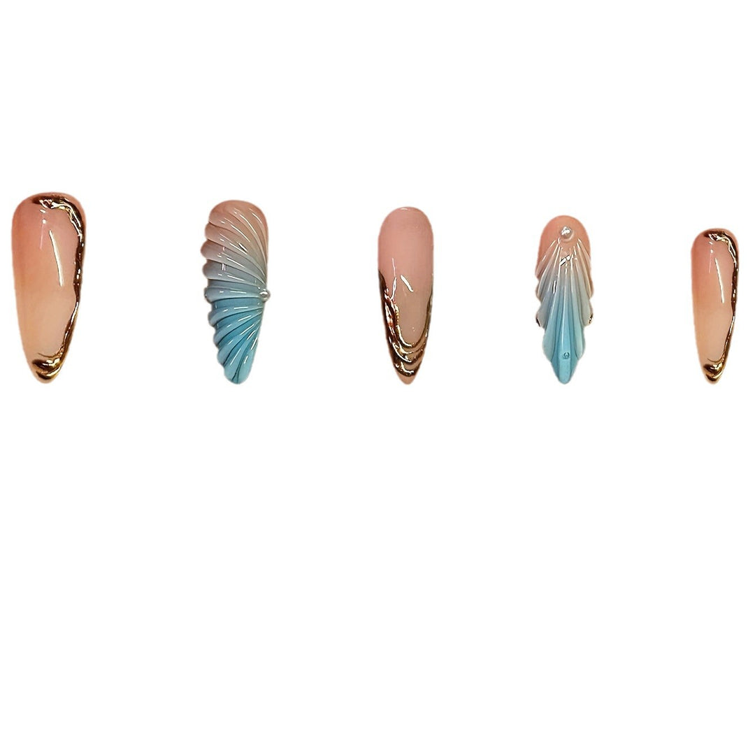 Artistic Sculpted Press-On Nail Set Stornfield