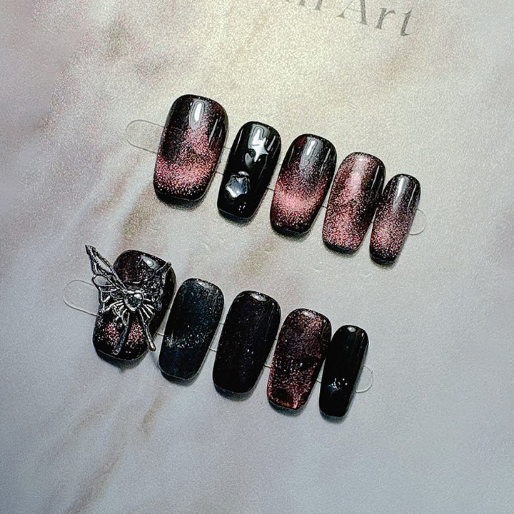 Decorative Press-On Nail Set Stornfield