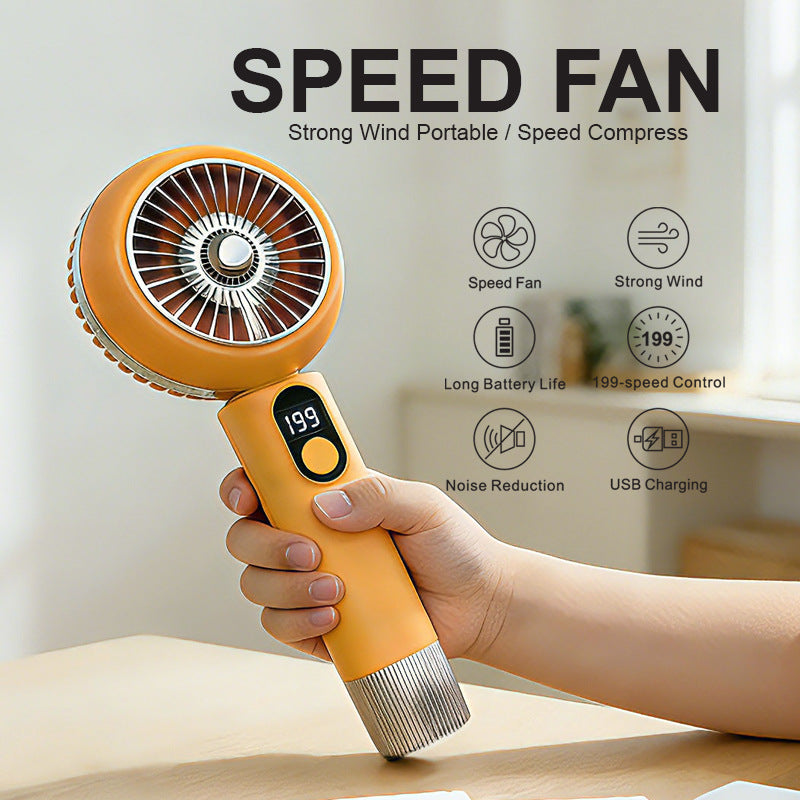 Unisex Portable USB Hand Fan with Powerful Battery Stornfield