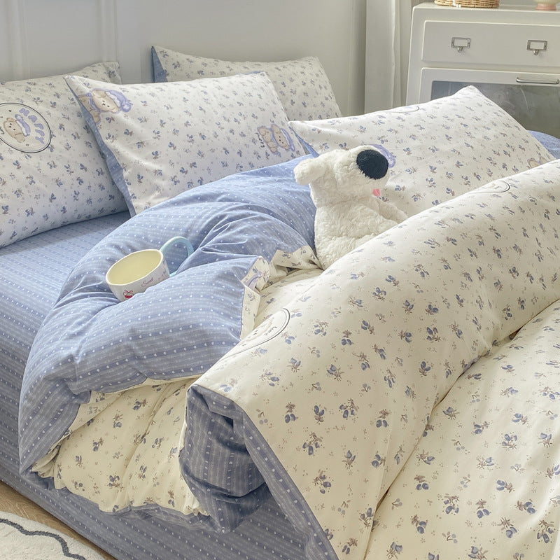 Floral Print Bed Linen Set