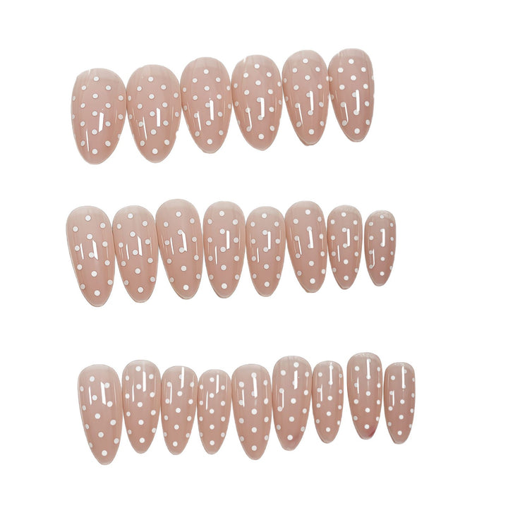 Decorative Polka Dot Press-On Nails Stornfield