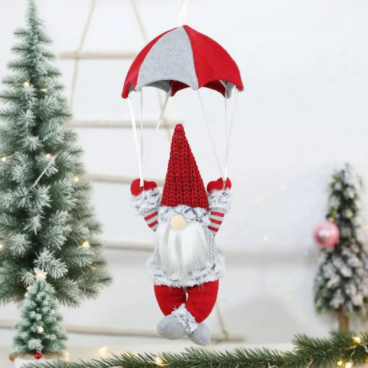 Decorative Santa Claus figure with parachute Stornfield