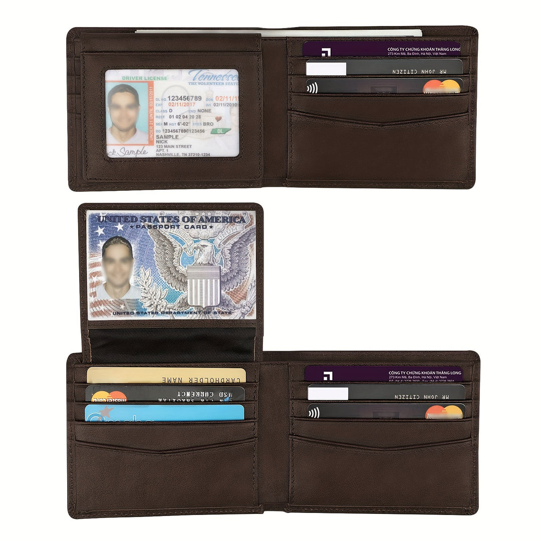 RFID-Blocking Leather Wallet Stornfield