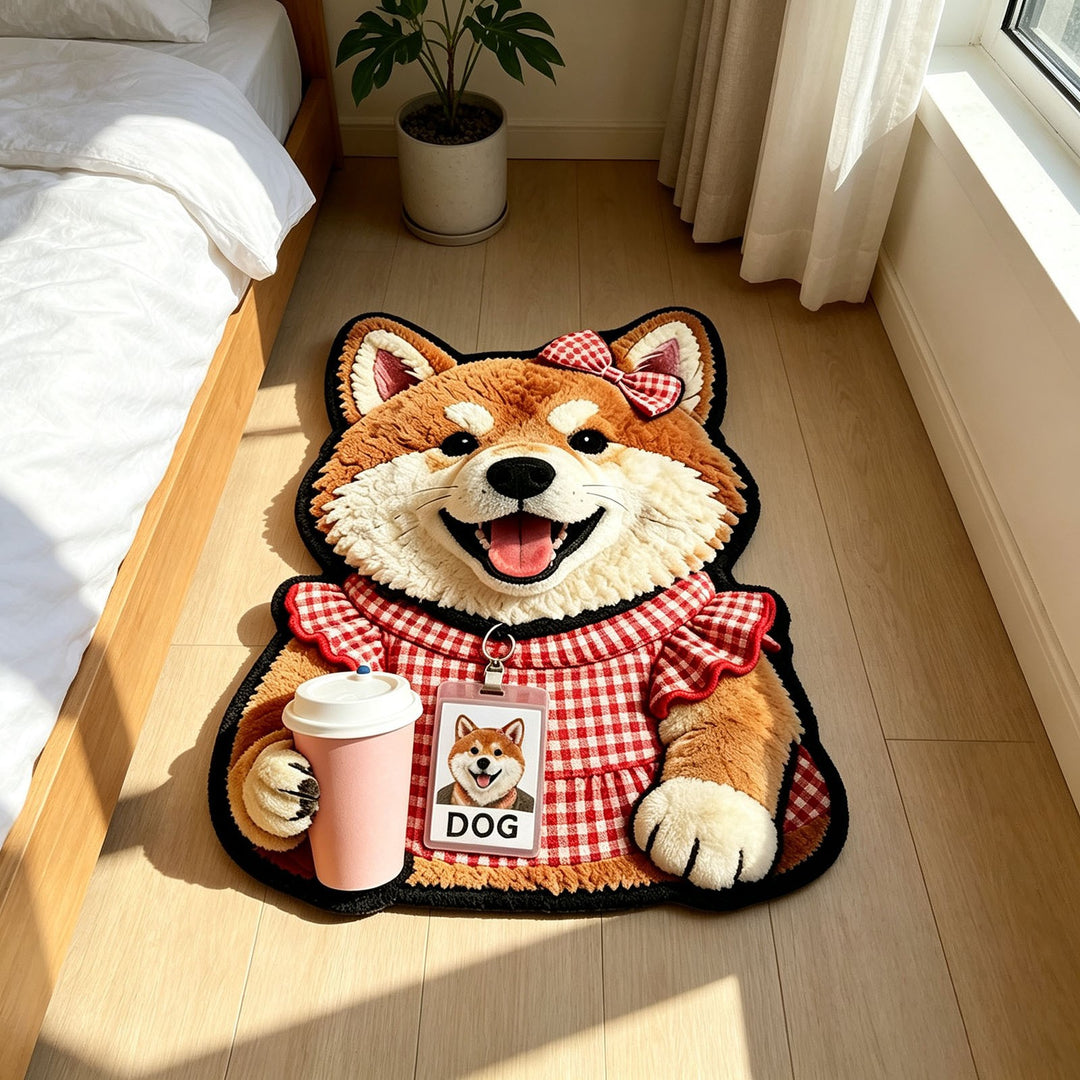 Cat Art Themed Decorative Mat