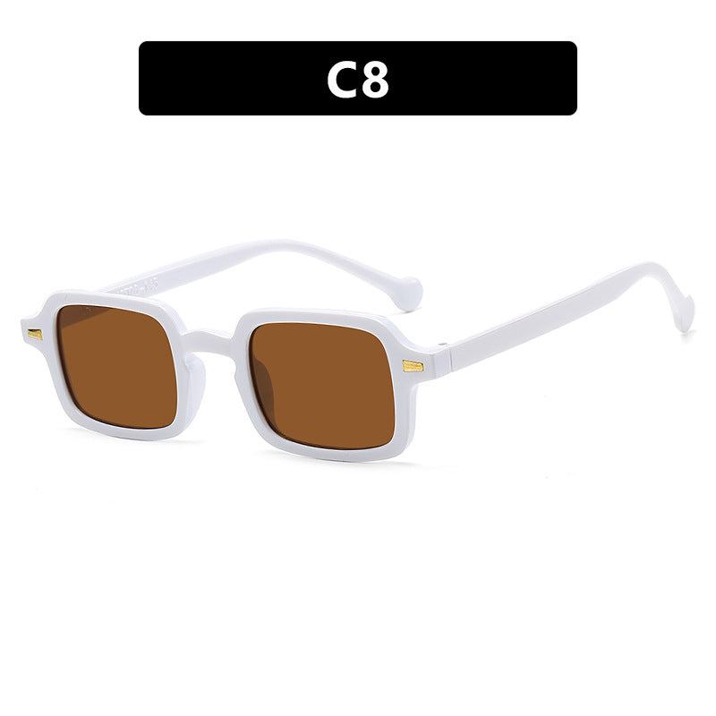 Ladies exclusive square sunglasses with elegant metal frame and UV protection Stornfield