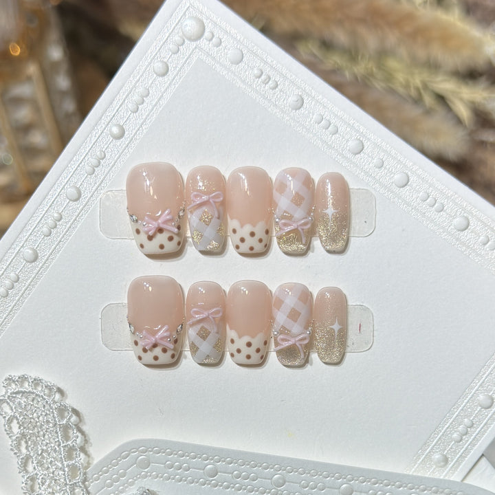 Themed Press-On Nail Art Set with Hello Kitty Designs Stornfield