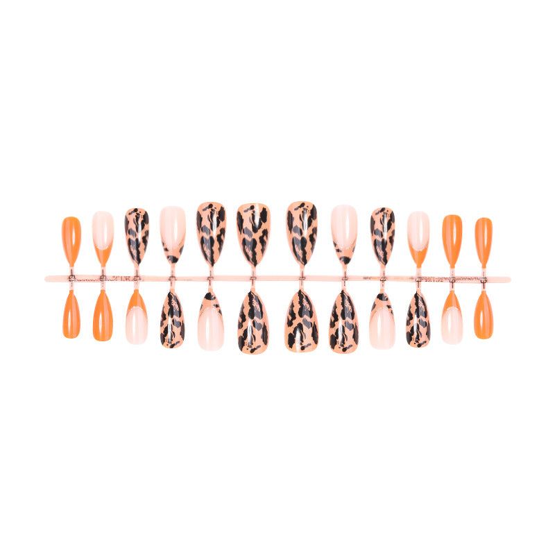 Creative Leopard Print Press-On Nails Stornfield