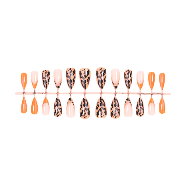 Creative Leopard Print Press-On Nails Stornfield