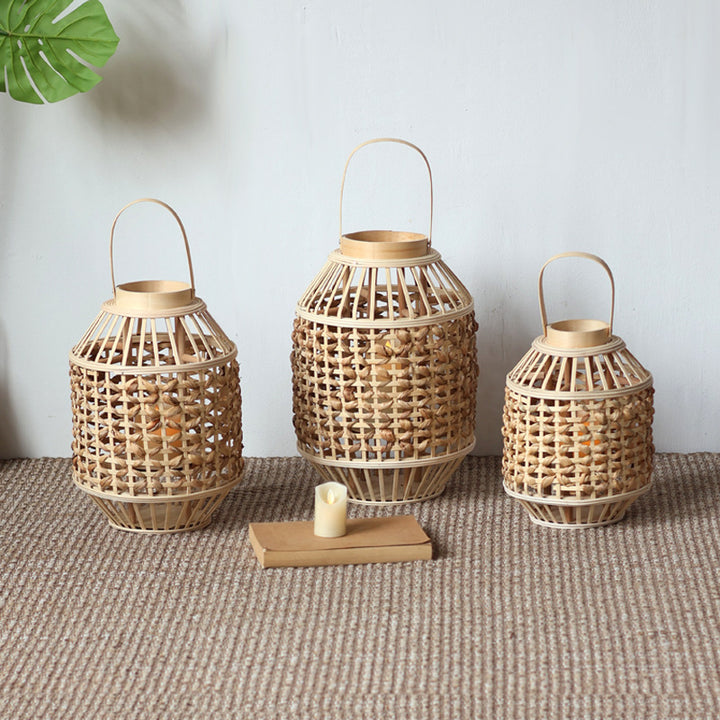 Handcrafted Rattan Lantern Stornfield