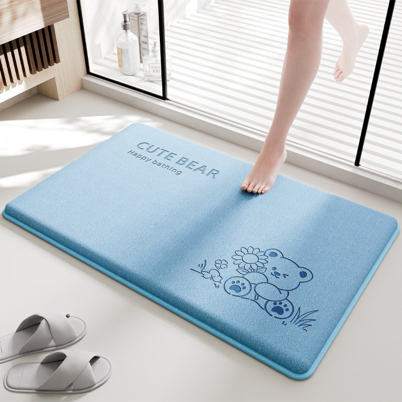 Adorable Cartoon Design Bath Mat Stornfield